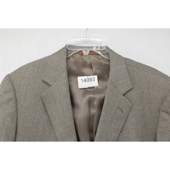 VTG Ermenegildo Zegna Blazer Men's 44R Multicolor Wool Silk Weave Sport Jacket - Picture 15 of 15